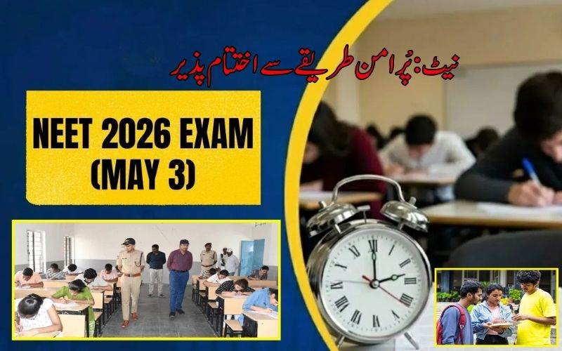 نیٹ یوجی2026:بیس لاکھ سے زائد طلبا نے امتحان میں کی شرکت